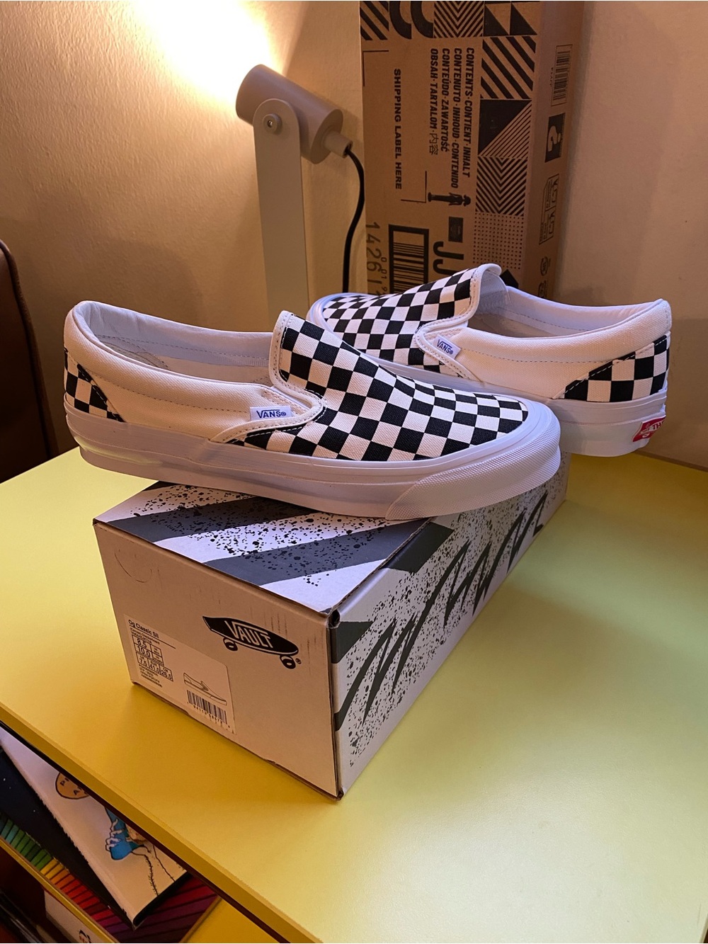Vans Vault 2020
Vans OG Classic Slip-On Canvas 'Checkerboard'
Size 8.5M 10W NIB